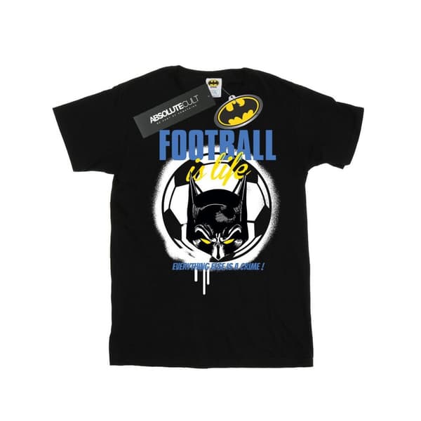 DC Comics Batman Football is Life T-shirt i bomull för flickor