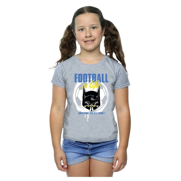 DC Comics Batman Football is Life T-shirt i bomull för flickor
