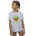 Miniatyrbild 2 av 3: Disney Mupparna Kermit - T-shirt i bomull med huvud för flickor