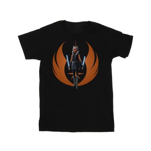 Star Wars Mens Clone Wars Ahsoka Rebel Pose T-Shirt