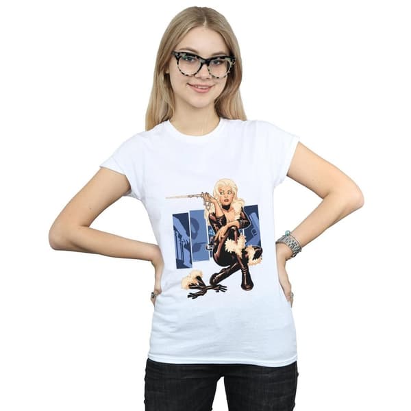 Marvel Womens/Ladies Black Cat Cover Cotton T-Shirt