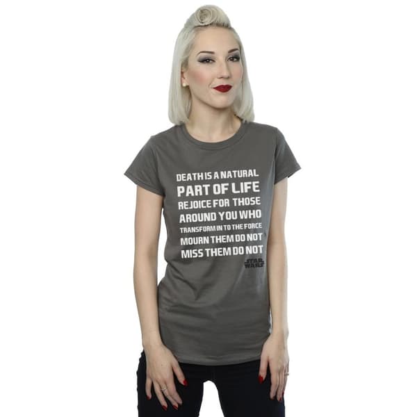 Star Wars Womens/Ladies Mourn Them Do Not Cotton T-Shirt