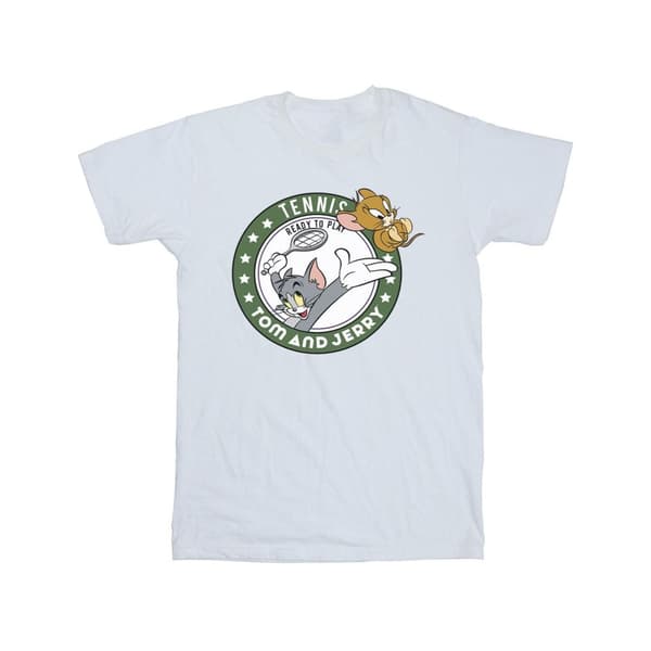 Tom And Jerry Boys Tennis Ready To Play T-Shirt