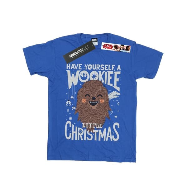 Star Wars T-shirt i bomull för flickor - Wookiee Little Christmas
