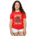 Miniatyrbild 2 av 3: Star Wars T-shirt i bomull för flickor - Wookiee Little Christmas