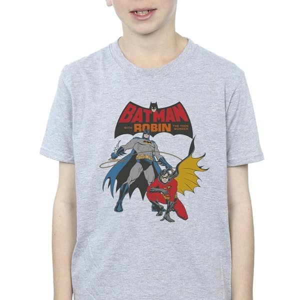 DC Comics Batman och Robin - T-shirt för pojkar