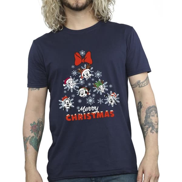 Disney Mens Mickey Mouse And Friends julgrans T-shirt