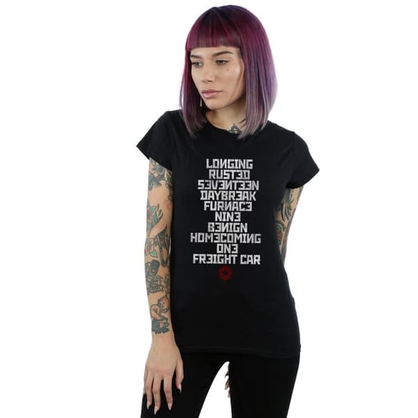 Marvel Dam/Tjej Winter Soldier Trigger Words - T-shirt i bomull