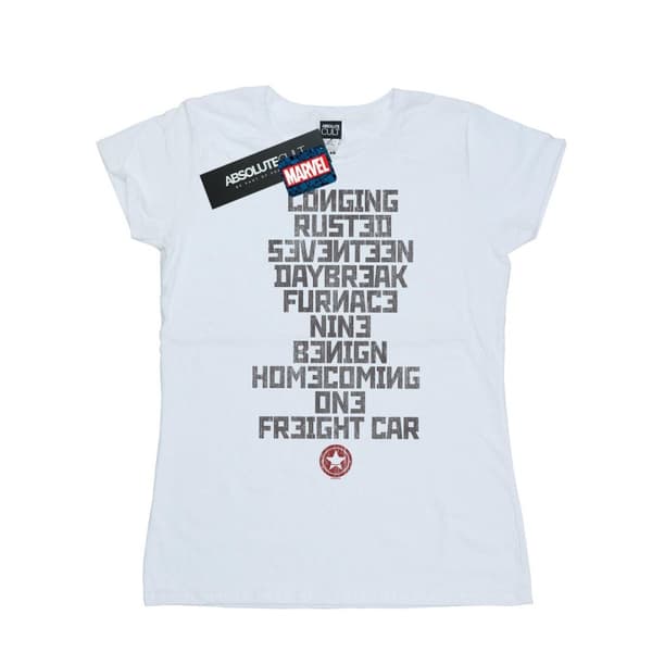 Marvel Womens/Ladies Winter Soldier Trigger Words Cotton T-Shirt
