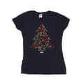 Pikkukuva 1 / 3: Marvel Womens/Ladies Avengers Christmas Tree Cotton T-Shirt