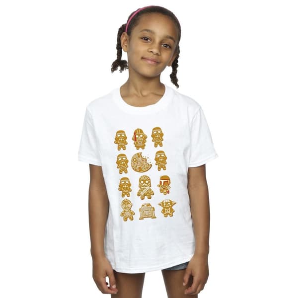 Star Wars Girls Episode IV: A New Hope 12 Gingerbread Cotton T-Shirt