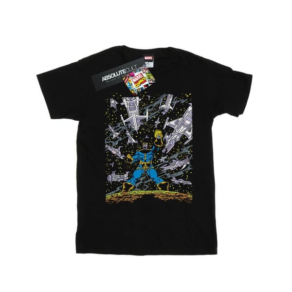 Marvel Thanos Ships T-shirt i bomull för flickor