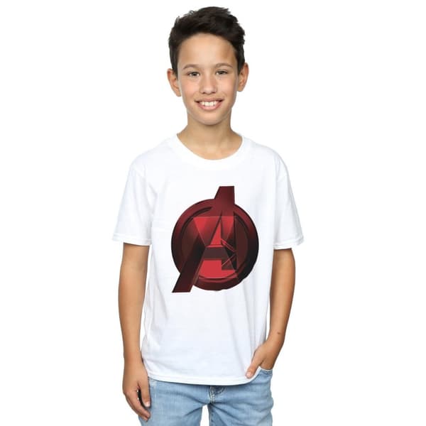 Marvel Boys Black Widow Movie Avengers Logo T-Shirt