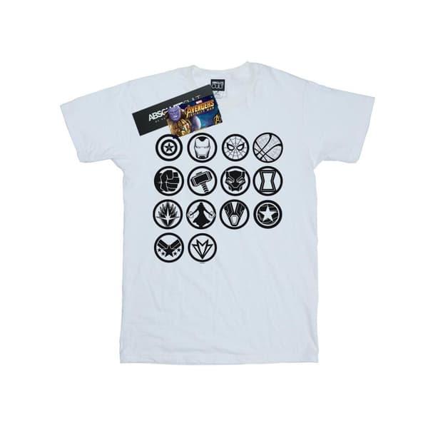 Marvel T-shirt i bomull för flickor - Avengers Infinity War Icons Assemble