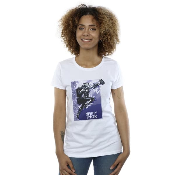Marvel Womens/Ladies Thor Love And Thunder Mighty Thor Cotton T-Shirt