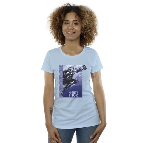 Marvel Dam/Tjej - Thor Love And Thunder Mighty Thor - Bomulls-T-shirt