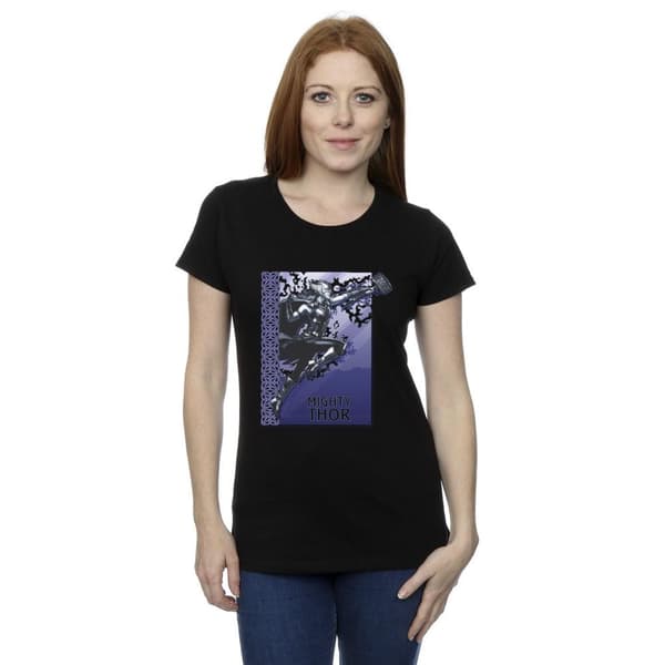 Marvel Dam/Tjej - Thor Love And Thunder Mighty Thor - Bomulls-T-shirt