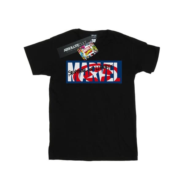 Marvel Comics Mens Sentinel Of Liberty Logo T-Shirt