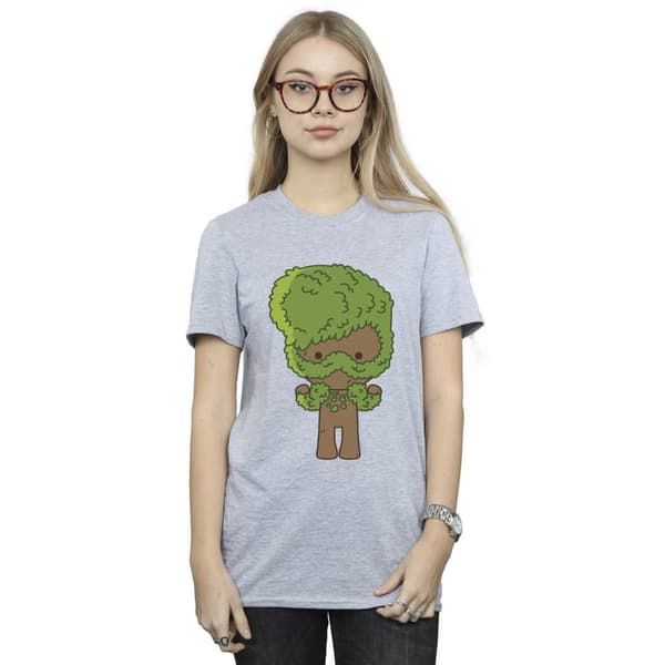 Marvel Womens/Ladies I Am Groot Chibi Flex Cotton Boyfriend T-Shirt