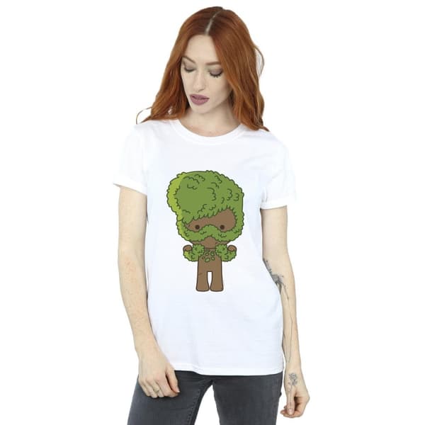 Marvel Womens/Ladies I Am Groot Chibi Flex Cotton Boyfriend T-Shirt