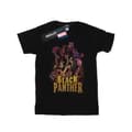 Miniatyrbild 1 av 3: Marvel Black Panther Ninja T-shirt i bomull för flickor