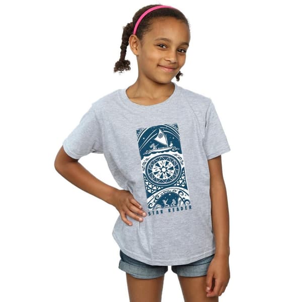 Disney Girls Moana Star Reader Cotton T-Shirt