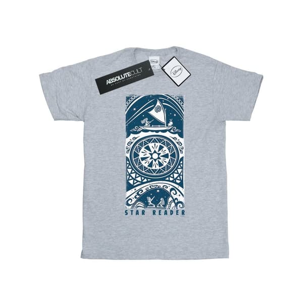 Disney Girls Moana Star Reader Cotton T-Shirt