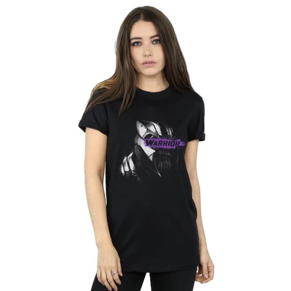 Marvel Dam/kvinnor Avengers Endgame Thanos Warrior Boyfriend T-shirt i bomull