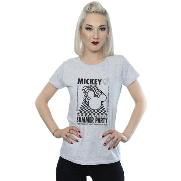 Disney Dam/Tjej Musse Pigg Summer Party - T-shirt i bomull