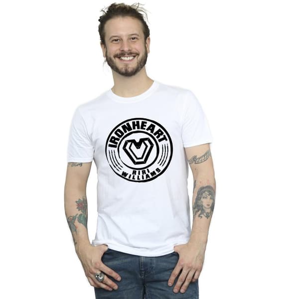 Marvel Mens Wakanda Forever Ironheart Riri Williams T-shirt