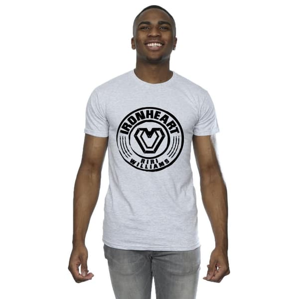 Marvel Mens Wakanda Forever Ironheart Riri Williams T-shirt