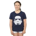 Miniatyrbild 2 av 5: Star Wars T-shirt i bomull med stormtrooperhjälm för flickor
