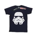 Miniatyrbild 1 av 5: Star Wars T-shirt i bomull med stormtrooperhjälm för flickor