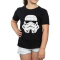 Miniatyrbild 3 av 5: Star Wars T-shirt i bomull med stormtrooperhjälm för flickor