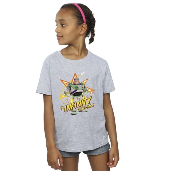Disney Toy Story Buzz To Infinity T-shirt i bomull för flickor