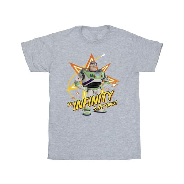 Disney Toy Story Buzz To Infinity T-shirt i bomull för flickor