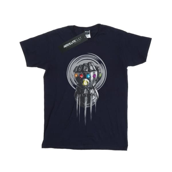 Marvel Pojkar Avengers Infinity War Power Fist T-shirt Navy Blue 9-11 Years