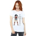 Miniatyrbild 2 av 3: DC Comics Dam/kvinnor Wonder Woman 84 Standing Logo Boyfriend T-shirt i bomull