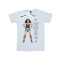 Miniatyrbild 1 av 3: DC Comics Dam/kvinnor Wonder Woman 84 Standing Logo Boyfriend T-shirt i bomull