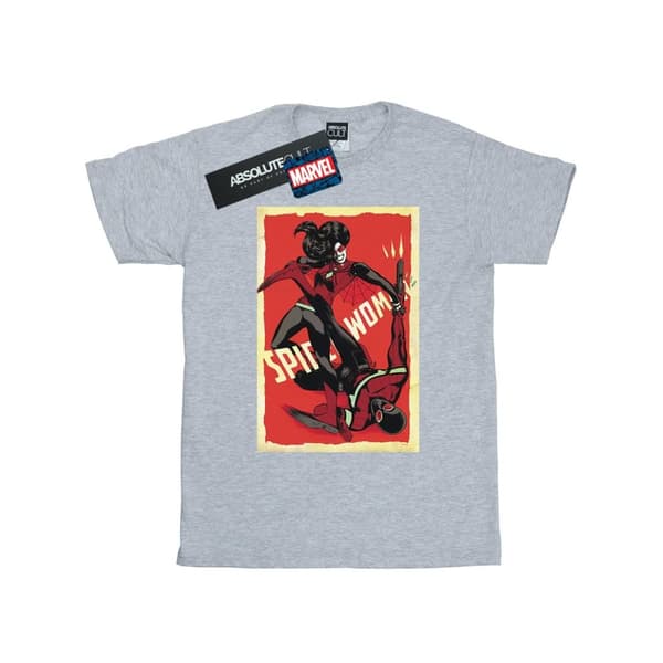 Marvel Spider-Woman Fight T-shirt i bomull för flickor