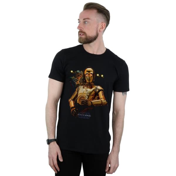 Star Wars The Rise Of Skywalker C-3PO And Babu Frik T-shirt för herrar