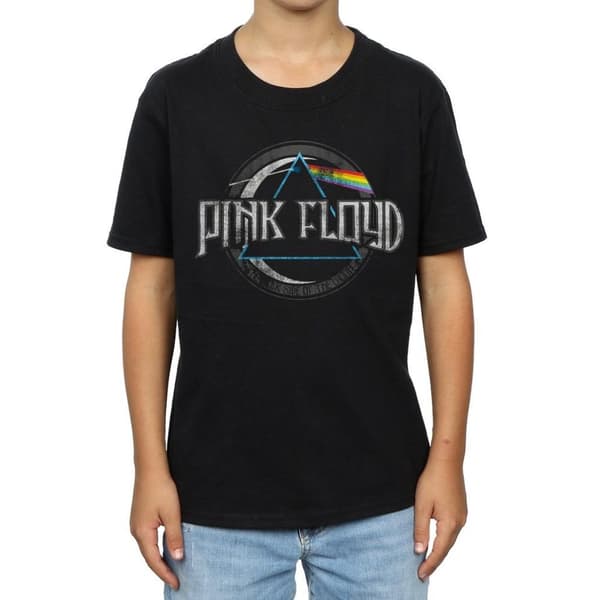 Pink Floyd Boys Dark Side Of The Moon Circular Logo T-Shirt