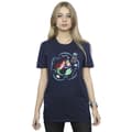 Miniatyrbild 2 av 3: Disney Dam/Tjej Den lilla sjöjungfrun läser en bok Boyfriend-t-shirt i bomull
