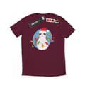 Pikkukuva 1 / 3: Star Wars Mens The Last Jedi Porg Christmas Lights T-Shirt