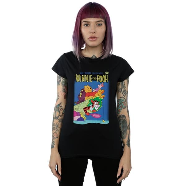 Disney Dam/kvinnor Winnie The Pooh Poster T-shirt i bomull
