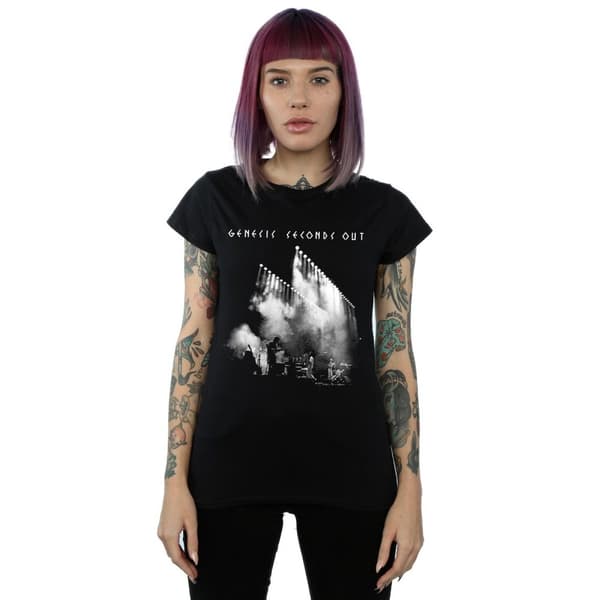 Genesis Dam/Tjej - Seconds Out - Enfärgad bomulls-T-shirt