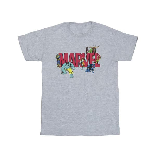 Marvel T-shirt med seriefigurer för pojkar