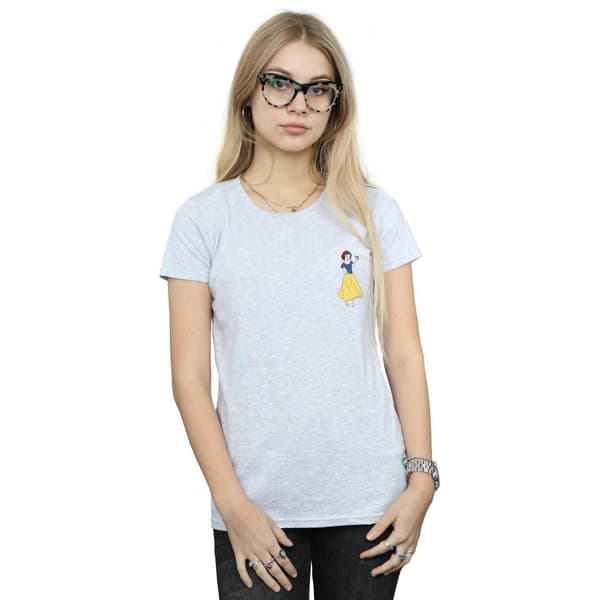 Disney Princess Womens/Ladies Snow White Chest Cotton T-Shirt