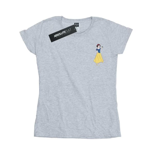 Disney Princess Womens/Ladies Snow White Chest Cotton T-Shirt