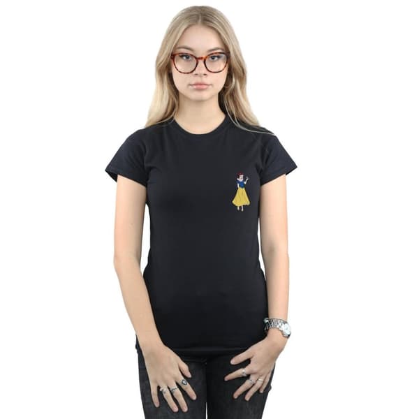 Disney Princess Womens/Ladies Snow White Chest Cotton T-Shirt